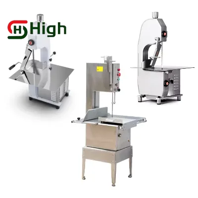 Multi-Functional Bone Saw Machine High Effciency Stainless Steel Commercial Cutter Frozen Meat Kitchen Equipment Butcher Table