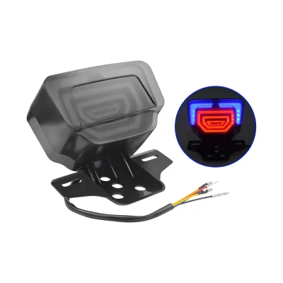 Motorcycle Rear Lights LED TMX CG Motorcycle Brake Light ATV Tail Light Motorbike Stop Turn Signal Direction Indicator Blinker