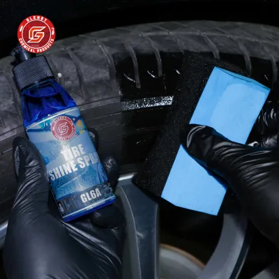Glenby Direct Factory Wholesale Car Tire Shine Spray Long-lasting Black Lats Coat for Car Care GL6A Dressing
