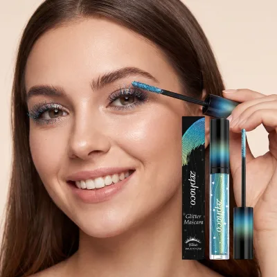 Zephoco Flash Serum with Castor Oil for Eyelash Growth Natural Curly Silky Modified Eyelashes Create Daily Beautiful Eye Makeup