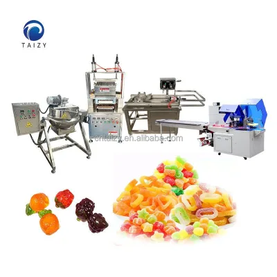 Fruit Flavor Lollipop Sweet Toffee Candy Jelly Production Gummy Depositor Caramel Soft Hard Candy Making Machine Price