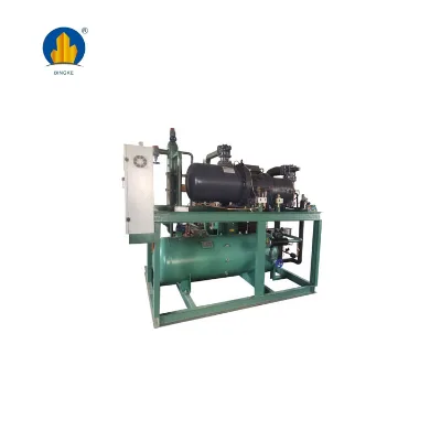 Stationary Air-Cooled Screw Compressor Unit with Piston Type for CO2 Gas