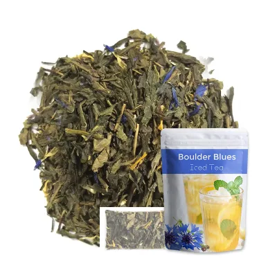 OEM Support Health Ice Tea Cold Brewed Flowers Fruits Fresh Brew Boulder Blues Iced Tea