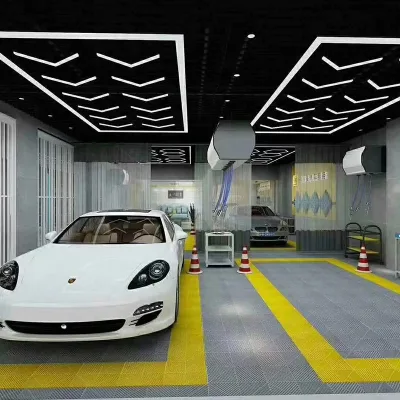 Factory High Effective Various Shapes Car Wash Led Light Aluminum Housing High Lumen Car Care Garage Lamp