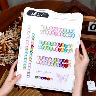 New 36 Colors Designer Magnet Waterproof & Drying Cat Eye UV Gel Nail Polish Set for Nail Salons