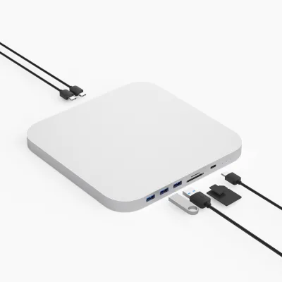 Colorii M1/M2 Pro for Apple M1 Docking Station with M.2 NVMe NGFF 10Gbps 2.5 SATA SSD/HDD for Mac Mini Hub 2020 M1 Chip HDD