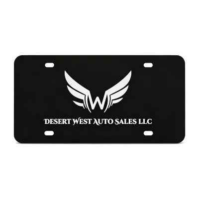 Custom Metal License Plate Uv Printing Blank Stainless Steel License Plate Holder USA Size