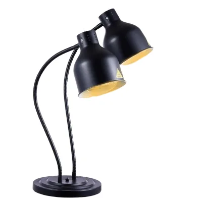 Commercial Metal Food Warmer Lamp Electric Double Heating Catering Buffet Cafeteria Parties High CRI>80 Universal Voltage