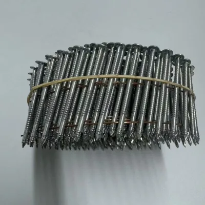 High Hardness Wire Collated Nails Galvanized Coil Nails for Pallet Making