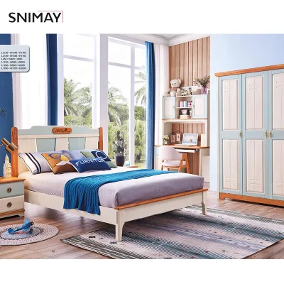 Children Bedroom Home Furnitures Kids Bedroom Sets Wardrobe