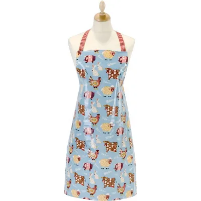 Customized Printing PVC Apron  Plastic Apron Pvc Coated Kitchen Apron