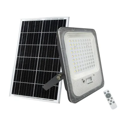 ABS Solar Floodlight 100W 200W 300W 400W 500W White Warm White Remote Control IP65 Solar Flood Lamp Outdoor Wall Light Spotlight