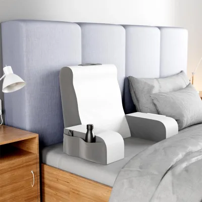 2025 New Reading Pillow for Bed Sitting up TV Book Gaming Pillow Back Support Pillow for Bed Backrest Chair with Arms