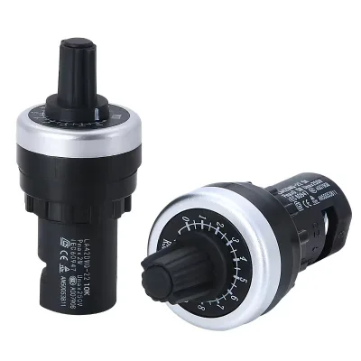 LA42DWQ-22 Nylon Shell Potentiometer 5K/10K/20K/50K Frequency Converter Governor Control Knob for VFD Motor Drive