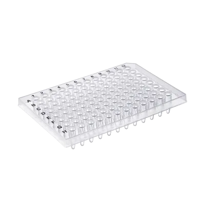 Haier Biomedcial 0.2Ml Transparent 96 Well Pcr Plate Microplate Detachable Pcr Tube Plate Half-Skirt for ABI