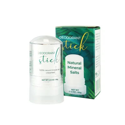 Oem 120g Natural Alum Stone Alum Crystal Deodorant Stick
