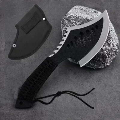 Hot Selling Outdoor Jungle Camping High Carbon Steel axe Multipurpose Tactical Hunting Knife Axe Survival Mountain Cutting