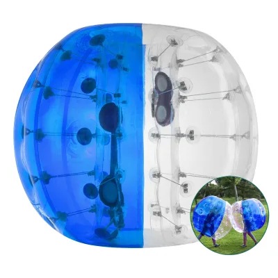 Hot Selling Waterhan Adult PVC Body Suit Christmas Bubble Football Colored Dots Inflatable Zorb Bumper Ball 152cm 2 Colors
