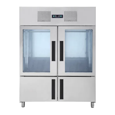 New Commercial Refrigerator Deep Freezer Fan Cooling Technology Kitchen Machine Premium Kitchen Equipment