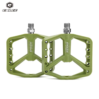 Bicycle Nylon Pedals Mountain Bike Fiber Pedals, Bearing Bearings Widened Tread Cycling Pedals