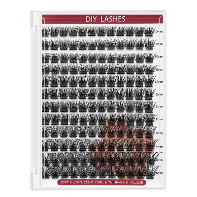 Cross Border DIY Eyelashes Fake Eyelashes Natural Stitching Stem Soft Lightweight Comfortable Non Irritating Fake Eyelash