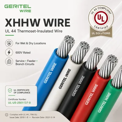 Custom Length 3 Line Aluminium Conductor Xhhw-2 / Thhn/thwn-2 for Commercial Electrical Distribution Projects