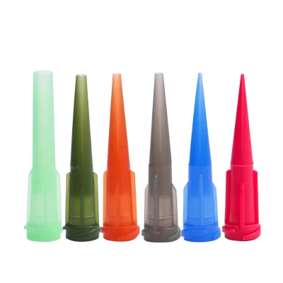 Plastic Tapered Syringe Needles Tip Adhesive Glue Dispensing Syringe Needles