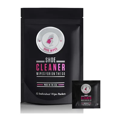Custom Logo Disposable Mens Woman Shoe Cleaning Wipes Sneakers Wet Wipes