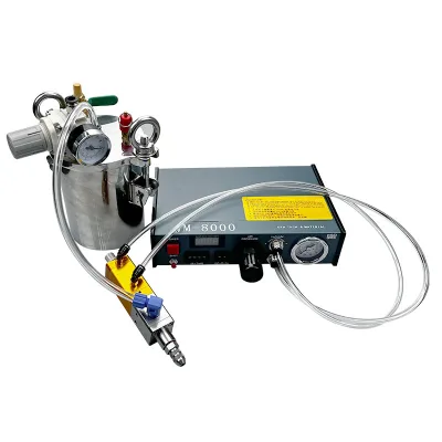 [JM-8000] 1L-50L Stainless Steel Pressure Tank with Dual Valve Dispensing Controller System for High Viscosity Glue Potting