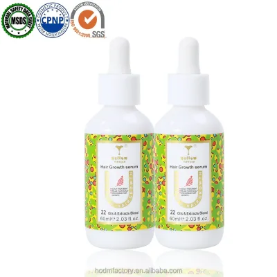 Vegan Organic Hair Growth Serum Nourishing Scalp Hair Care Oil Hair Loss Growth Serum