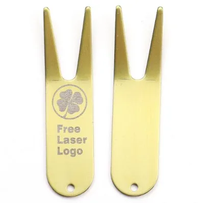 Ready to Ship Metal Golf Pitch Fork with Free Laser Logo Premium Golf Product