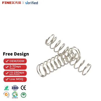 Industrial Heavy-Duty Cylinder Stainless Steel Compression Coil Spring 85 lb Load Capacity 100.0 mm Extended Length