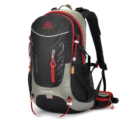 Professional Waterproof Outdoor Backpacks With Medium Capacity Black Mountain Bag Backpack
