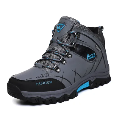 Comfortable Warmth Winter Autumn Shoes for Men Non-Slip Waterproof Outdoor Climbing Trekking Boots