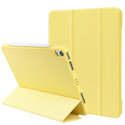 For 9.7/10.2/10.5 Inch Pen Slot Case PU Leather Trifold Ultra Slim Lightweight Stand Smart Cover Mini 4/5/6