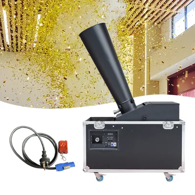 DMX Control Rainbow Paper Machine for Wedding Party Stage Activity Jet Paper Machine Co2 Confetti Cannon Machine