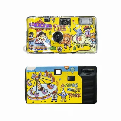 Customizable Logo Disposable Camera With Flashing Light Includes 12 18 Sheets of Film High Definition Image Quality Film Camera