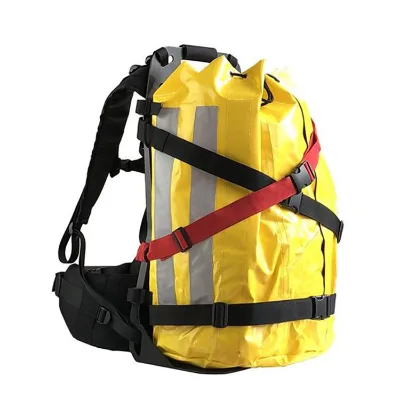 Custom Firefighting Equipment Carrier Fireman Fire Hose Carrying Backpack