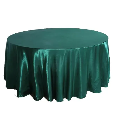 ANNIELU Custom Branded Eco-Friendly Shining Satin Woven Tablecloth for Wedding Parties Hotels & Banquets-Modern Design