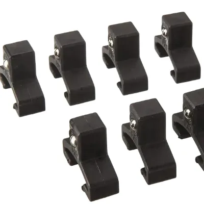 SAE Standard Black Spring Loaded Ball Bearing Socket Clips for Aluminum Socket Rails