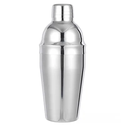 High Quality Mirror Finish 304 Stainless Steel Classic Cocktail Shaker Set 750mL Capacity for Professional Bar Mixing Home Bar