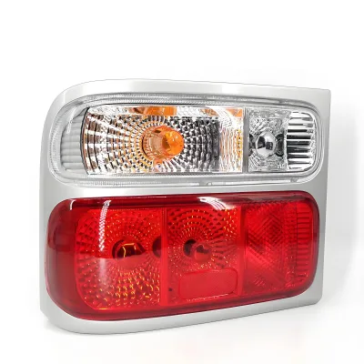 Golden Dragon coaster Rear Taillight king Long Bus Taillight To-yota coaster Rear Taillight Silver Frame Crystal Lamp
