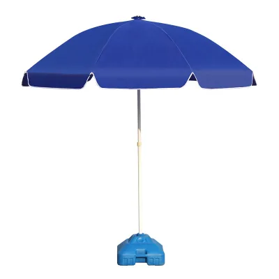 Steel Modern Outdoor Sun Shade Plastic Base Waterproof UV Protection Eco-Friendly Outdoor Furniture for Hotel Courtyard Patio