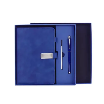 Corporate Gifts Set Promotional Luxury Electronic Pens Custom Pens Silk Screen Printed Logo PU Leather Notebook A6/A5/A4