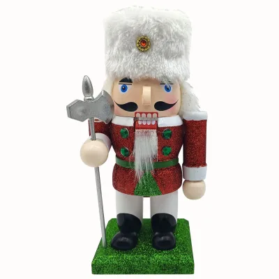 Wooden Nutcracker Traditional Nutcracker Christmas Table Decoration