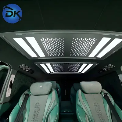Dingkong 2026 Case USB Charger Water Cup Holder Luxury Armrest Box Car Interior of Vito/viano /V250/V260/W447 Storage Car Set