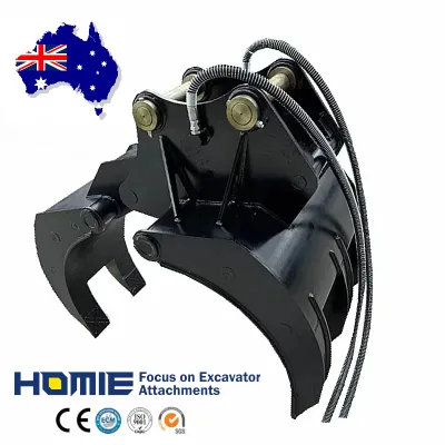 May Sydney Exhibition: 360 Degree Rotating Grapple for Material Handling