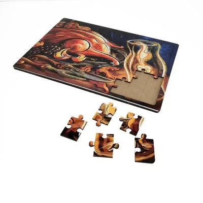 Sublimation Blank Wooden Jigsaw Puzzle for Kids | Custom Educational Toy for DIY Printing