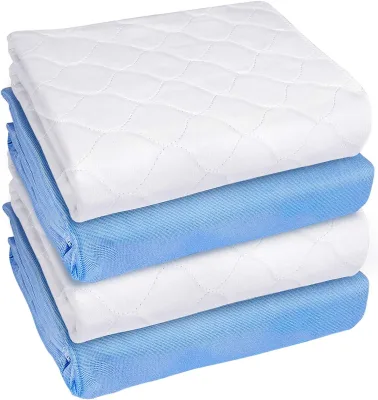 Heavy Absorbency Bed Pad Quilted Cotton Washable and Incontinence Bed Underpads