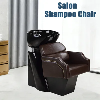 Vintage Hair Salon Specific Hair Cutting and Styling Lifting Chair for Hairdressers Hair Styling Coloring Washing Bed